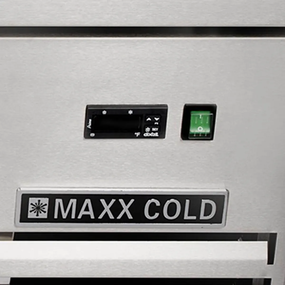 Maxx Cold MXCB60HC 62" X-Series Refrigerated Chef Base w/ 2 Drawers, 8.8 cu. ft. 