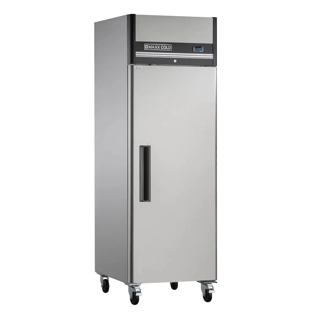 Maxx Cold MXCF-19FDHC 25" One Section Reach-In Freezer w/ Solid Door, Top Mount, 19 cu. ft.