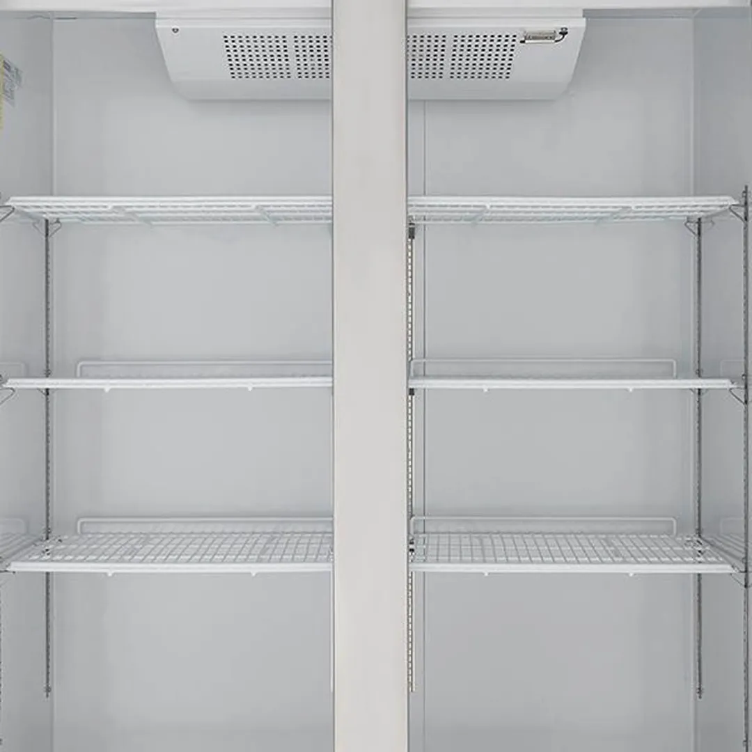 Maxx Cold MXCF-49FDHC 53.90" 2-Section Reach-In Freezer w/ 2 Solid Doors, Top Mount, 49 cu. ft., Stainless Steel