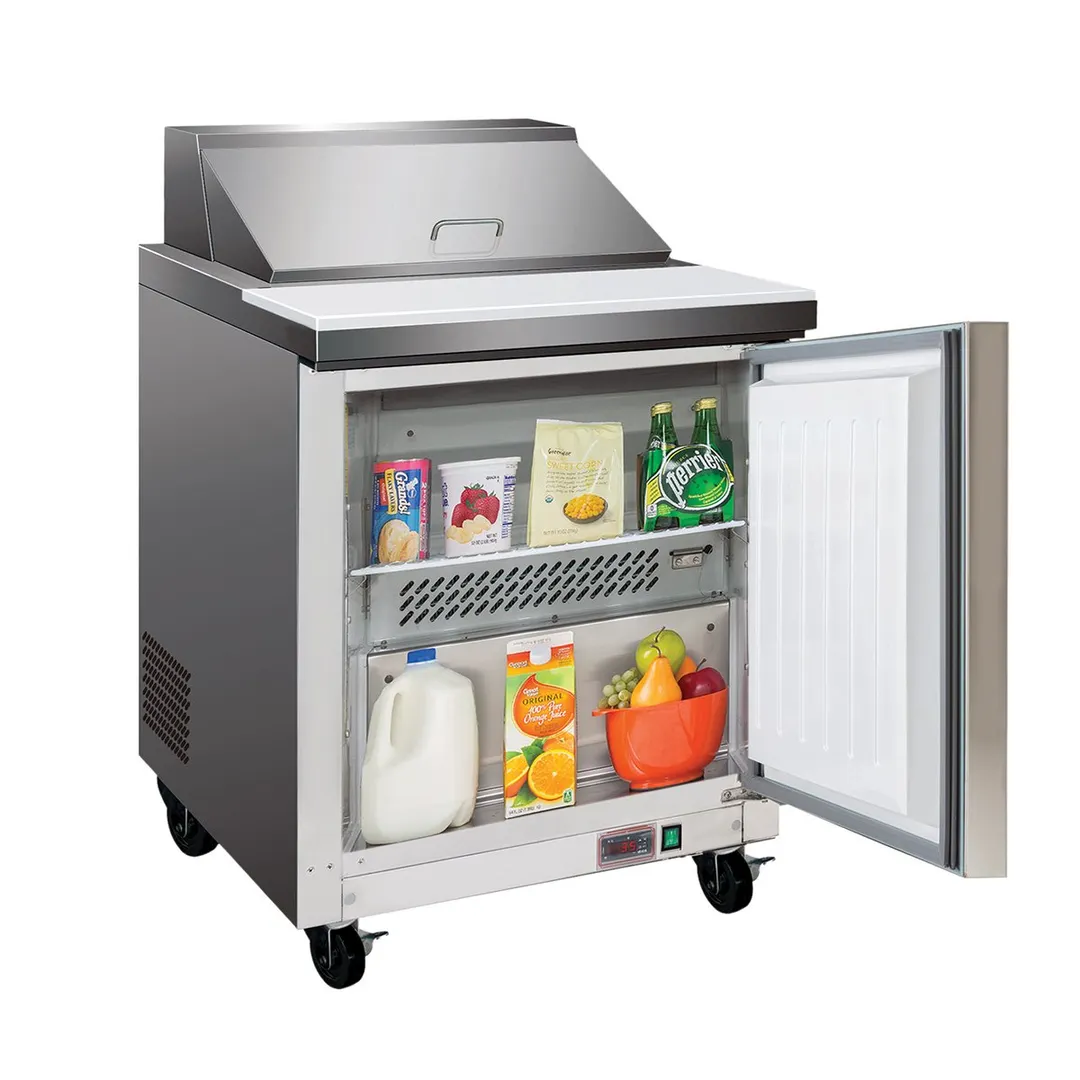 Maxx Cold MXCR29SHC 28" One Section Sandwich / Salad Prep Table w/ 1 Door, 7 cu. ft.