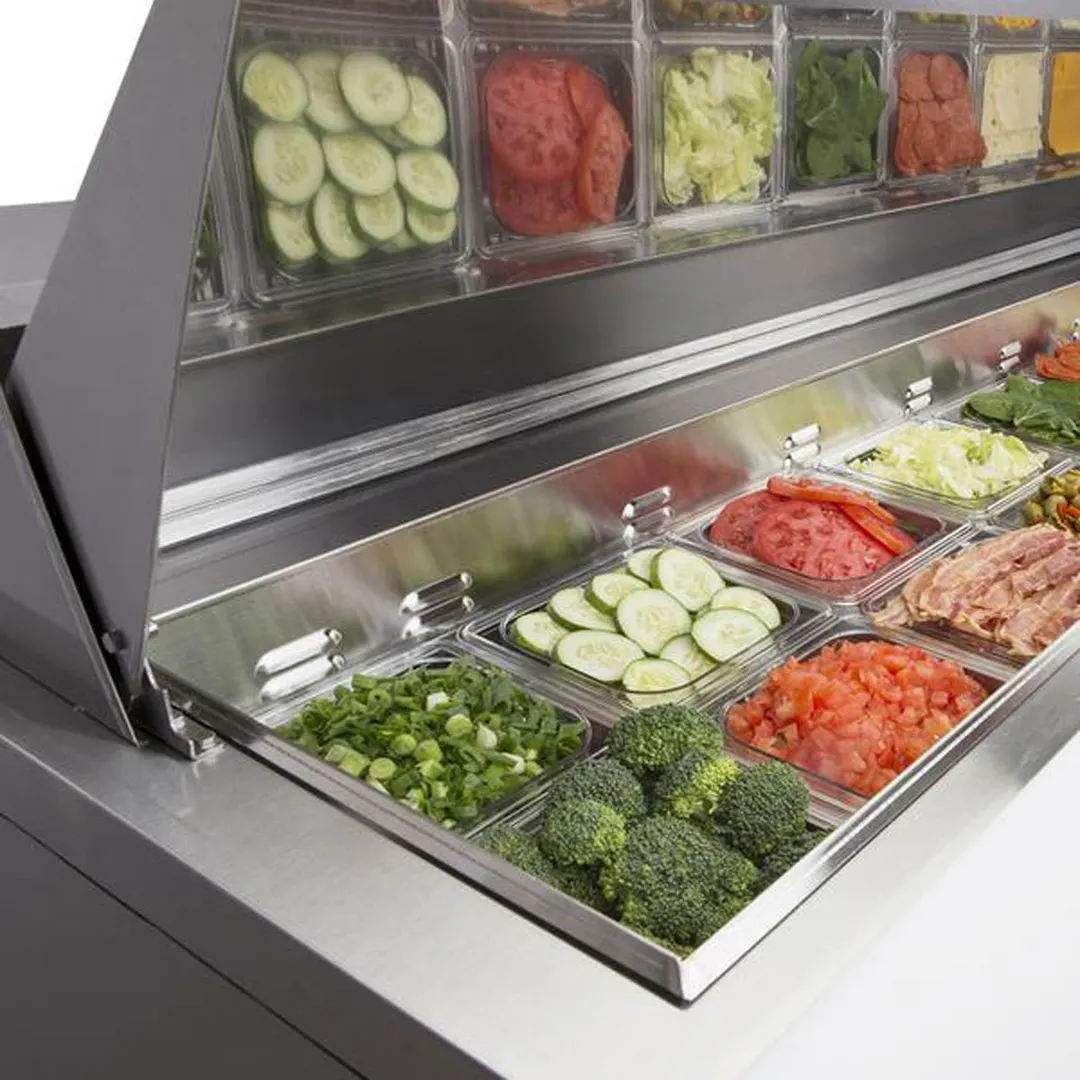 Maxx Cold MXCR48SHC 48" Refrigerated Sandwich/Salad Prep Table w/ 2 Doors, 12 cu. ft. 