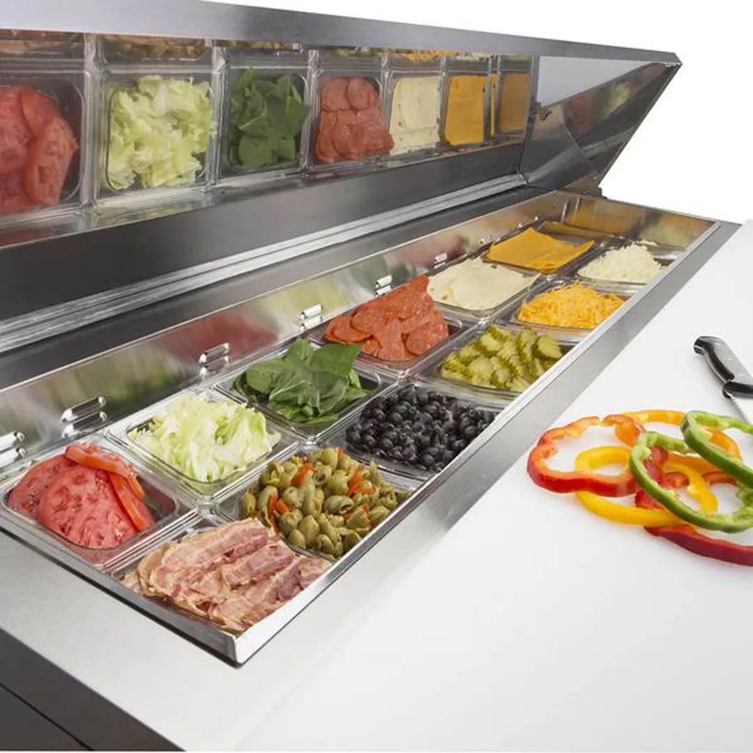 Maxx Cold MXCR48SHC 48" Refrigerated Sandwich/Salad Prep Table w/ 2 Doors, 12 cu. ft. 