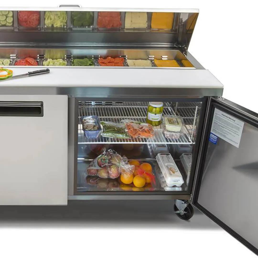Maxx Cold MXCR60SHC 60" Refrigerated Sandwich/Salad Prep Table w/ 2 Doors, 15.5 cu. ft. 