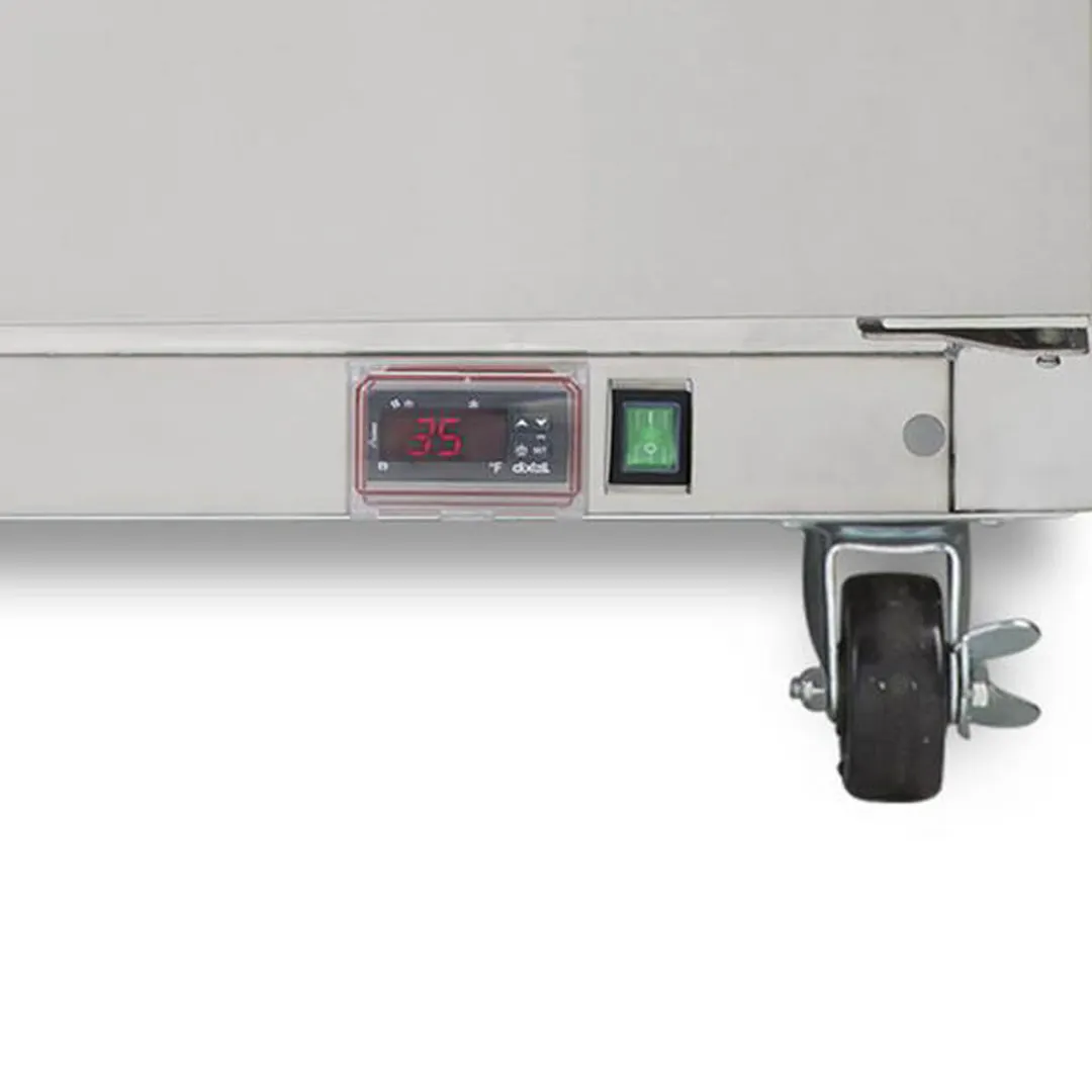 Maxx Cold MXCR72UHC 71.5" 3-Section Undercounter Refrigerator w/ 3 Solid Doors, 18 cu. ft.