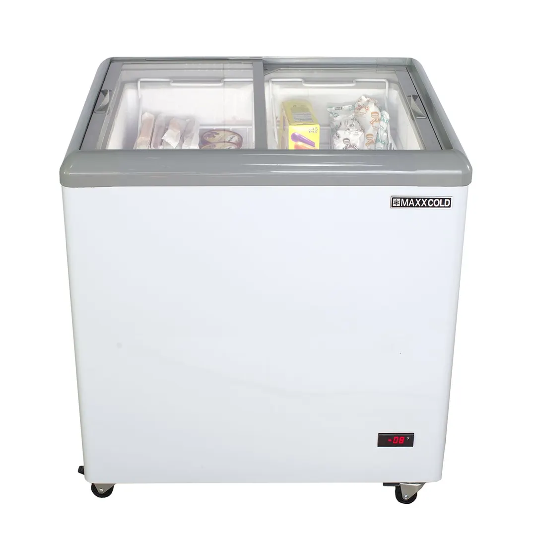 Maxx Cold MXF31F 32" Flat Lid Ice Cream Display Freezer, 7.4 cu. ft.