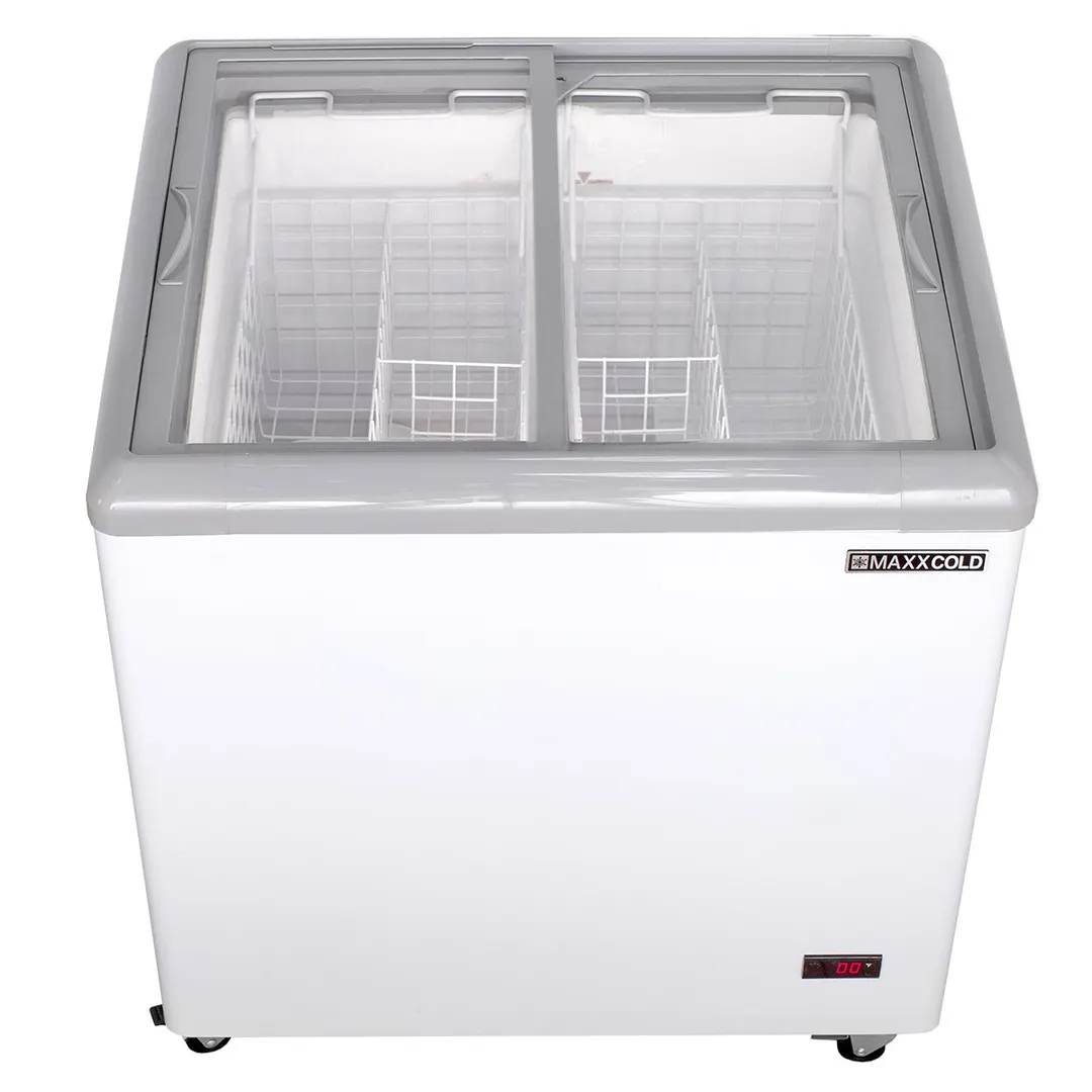 Maxx Cold MXF31F 32" Flat Lid Ice Cream Display Freezer, 7.4 cu. ft.
