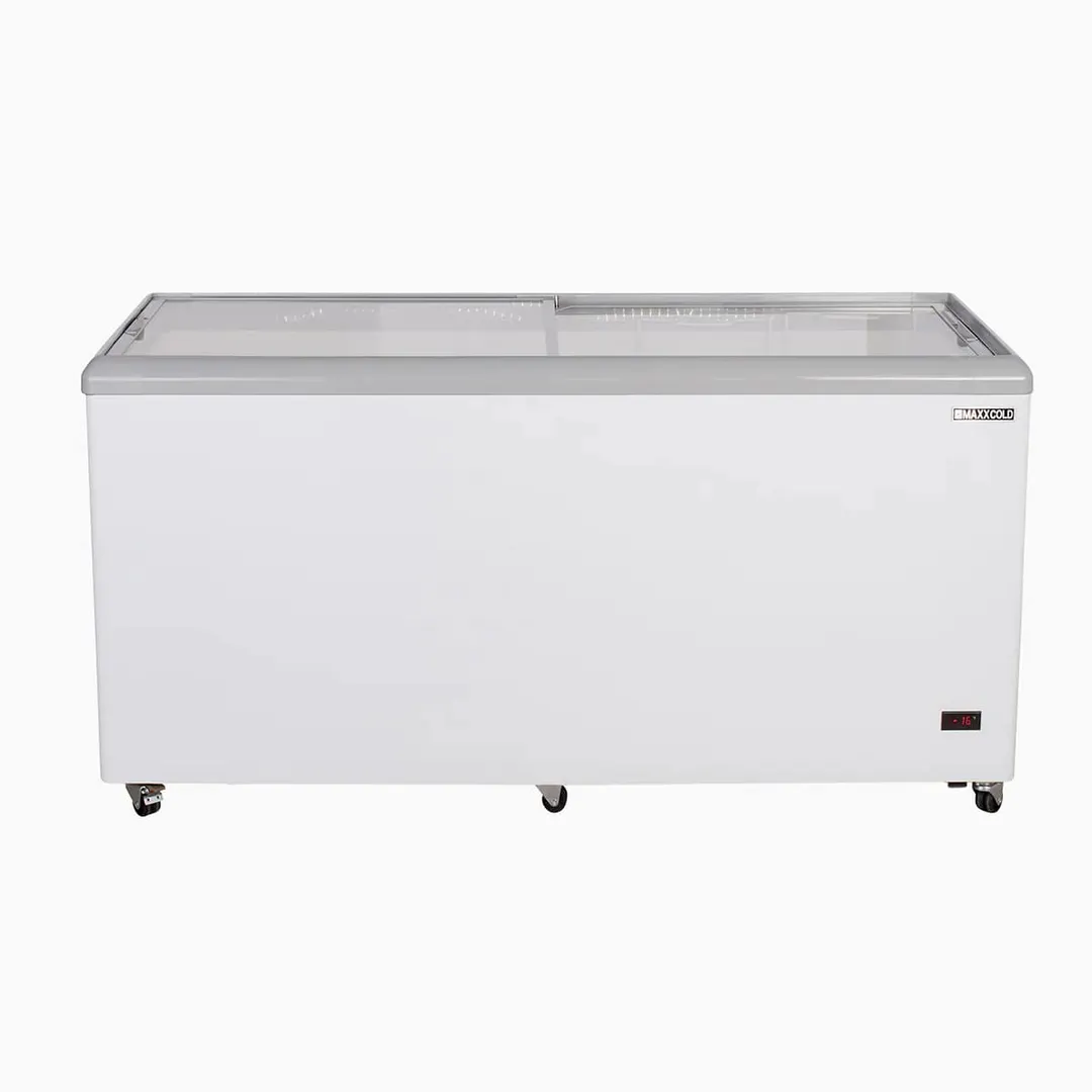 Maxx Cold MXF52F 52" Flat Lid Ice Cream Display Freezer, 14 cu. ft.