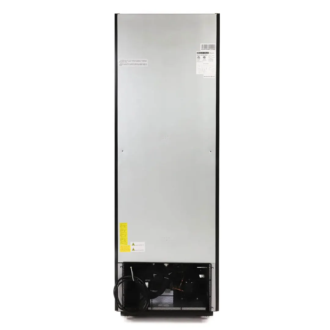 Maxx Cold MXGDM-30RBHC - 27" Glass Door Refrigerator, 30 cu ft, 1/3 HP Compressor, Condensate Pan