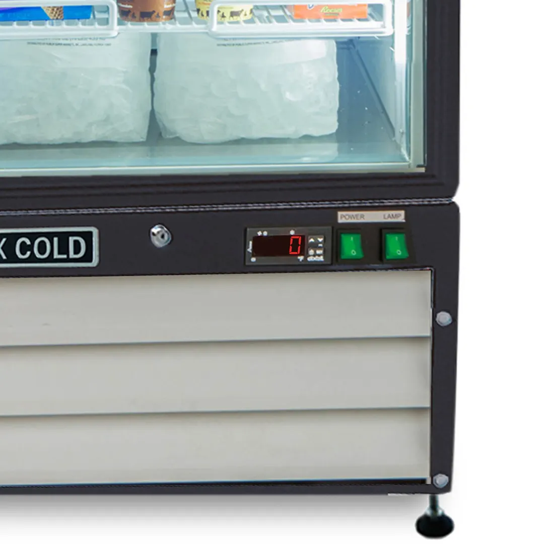 Maxx Cold MXM1-16FHC 25" 1 Glass Door Freezer Merchandiser in White, 16 cu.ft.