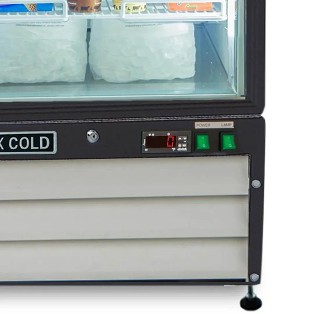 Maxx Cold MXM1-23FHC 27" 1 Glass Door Freezer Merchandiser in White, 23 cu.ft.