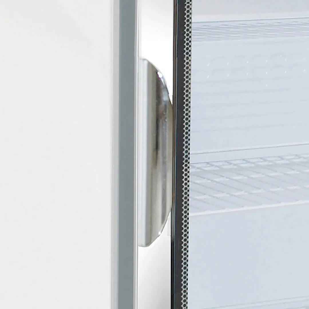 Maxx Cold MXM1-2R - Countertop Glass Door Refrigerator 2.1 cu.ft White Steel Double Pane Glass