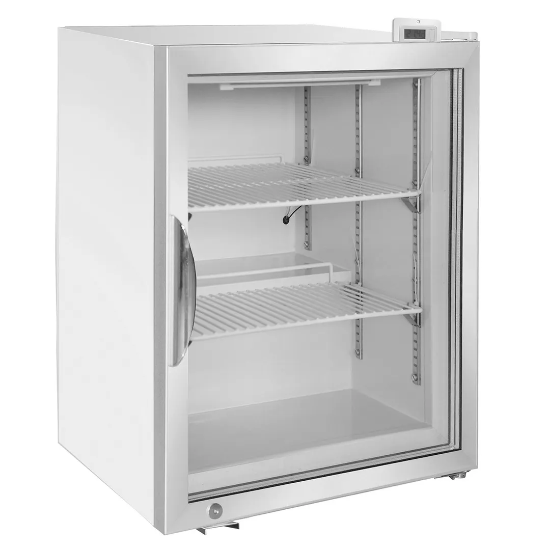 Maxx Cold MXM1-3.5FHC Countertop Freezer, 24.3" Wide, 3.5 cu.ft, White Steel, Glass Door, LED Light