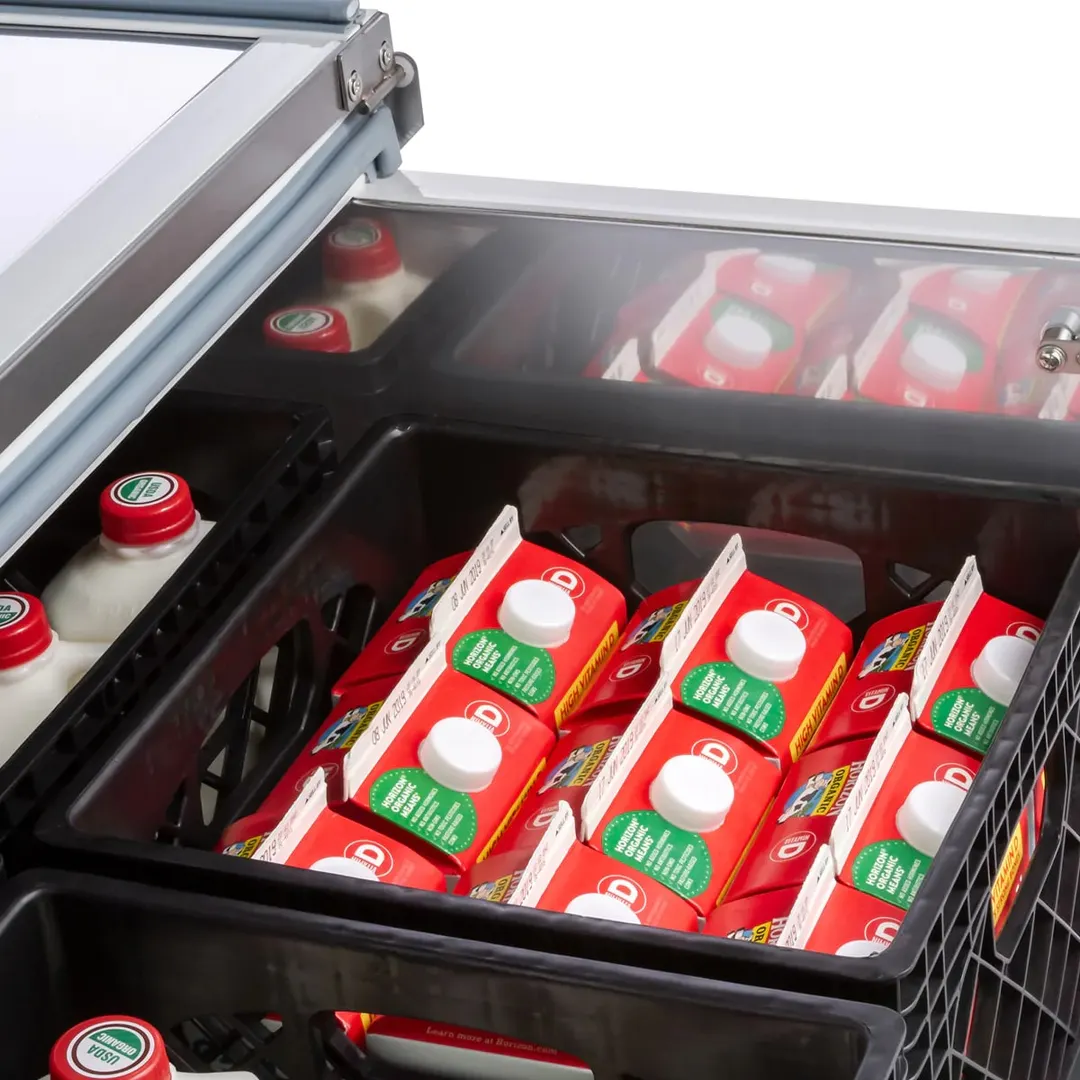 Maxx Cold MXMC49HC 49" Single Sided Milk Cooler, Cold Wall, 12 Crates Capacity