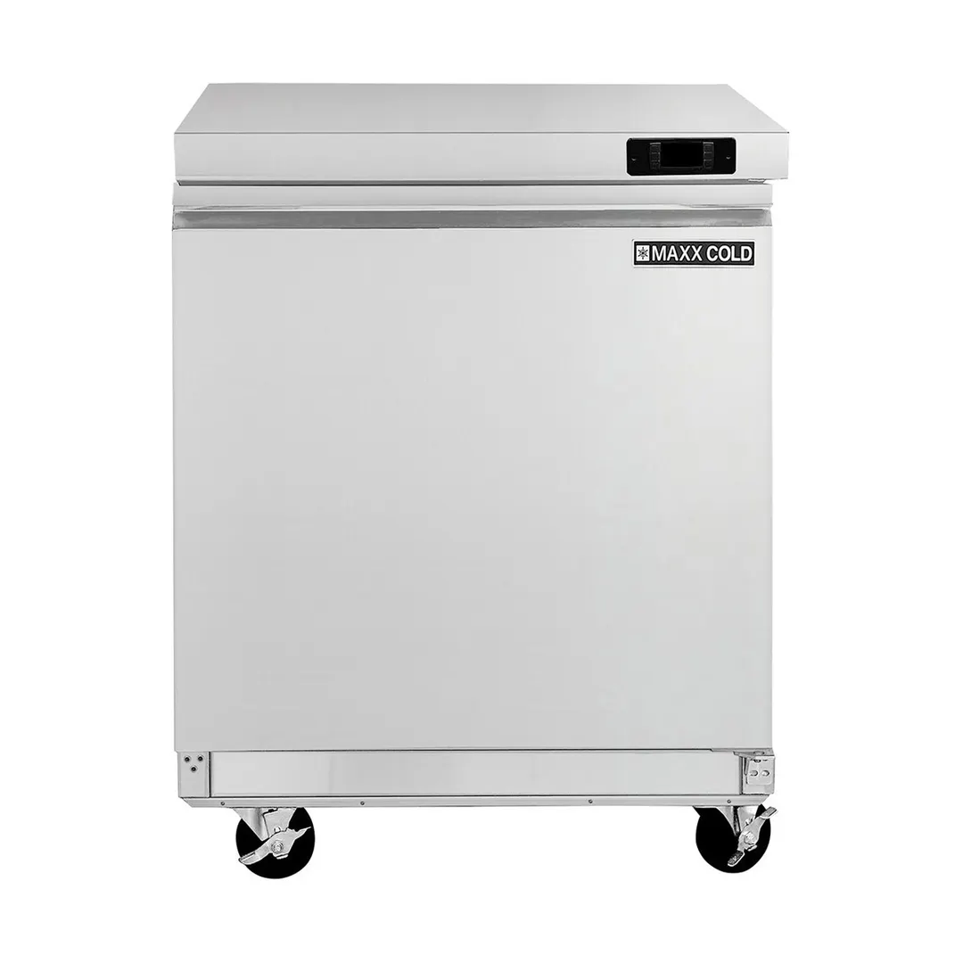 Maxx Cold MXSR29UHC 29" 1-Section Undercounter Refrigerator w/ 1 Solid Door, 6.7 cu. ft.