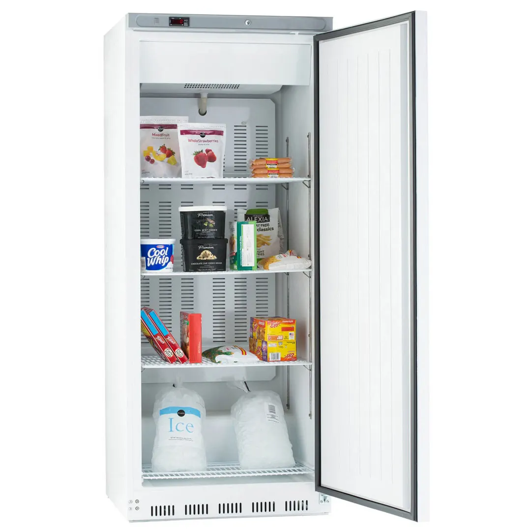 Maxx Cold MXX-23FHC 30.38" 1-Solid Door Reach-In Freezer, Bottom Mounted, 23 cu. ft., Painted Steel Exterior, Aluminum Interior