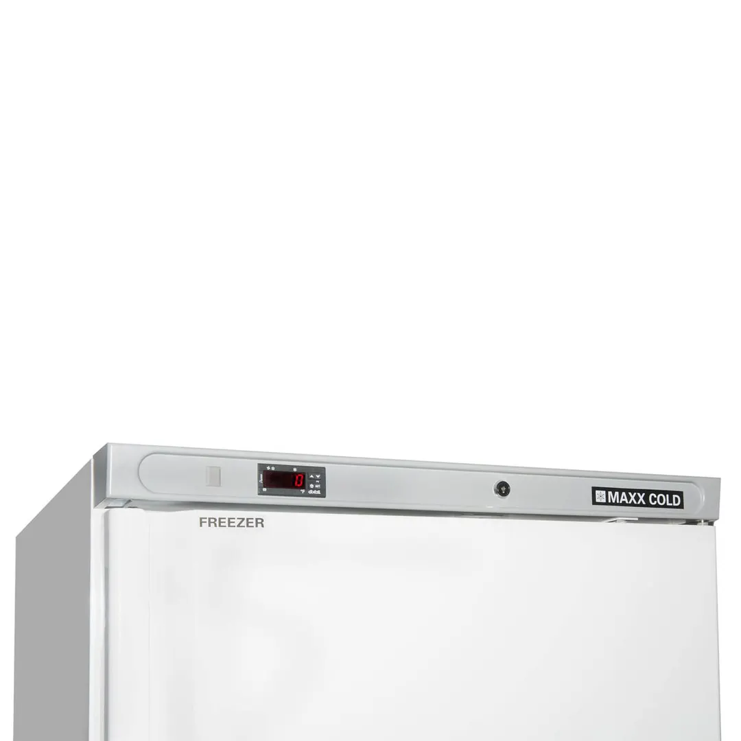 Maxx Cold MXX-23FHC 30.38" 1-Solid Door Reach-In Freezer, Bottom Mounted, 23 cu. ft., Painted Steel Exterior, Aluminum Interior
