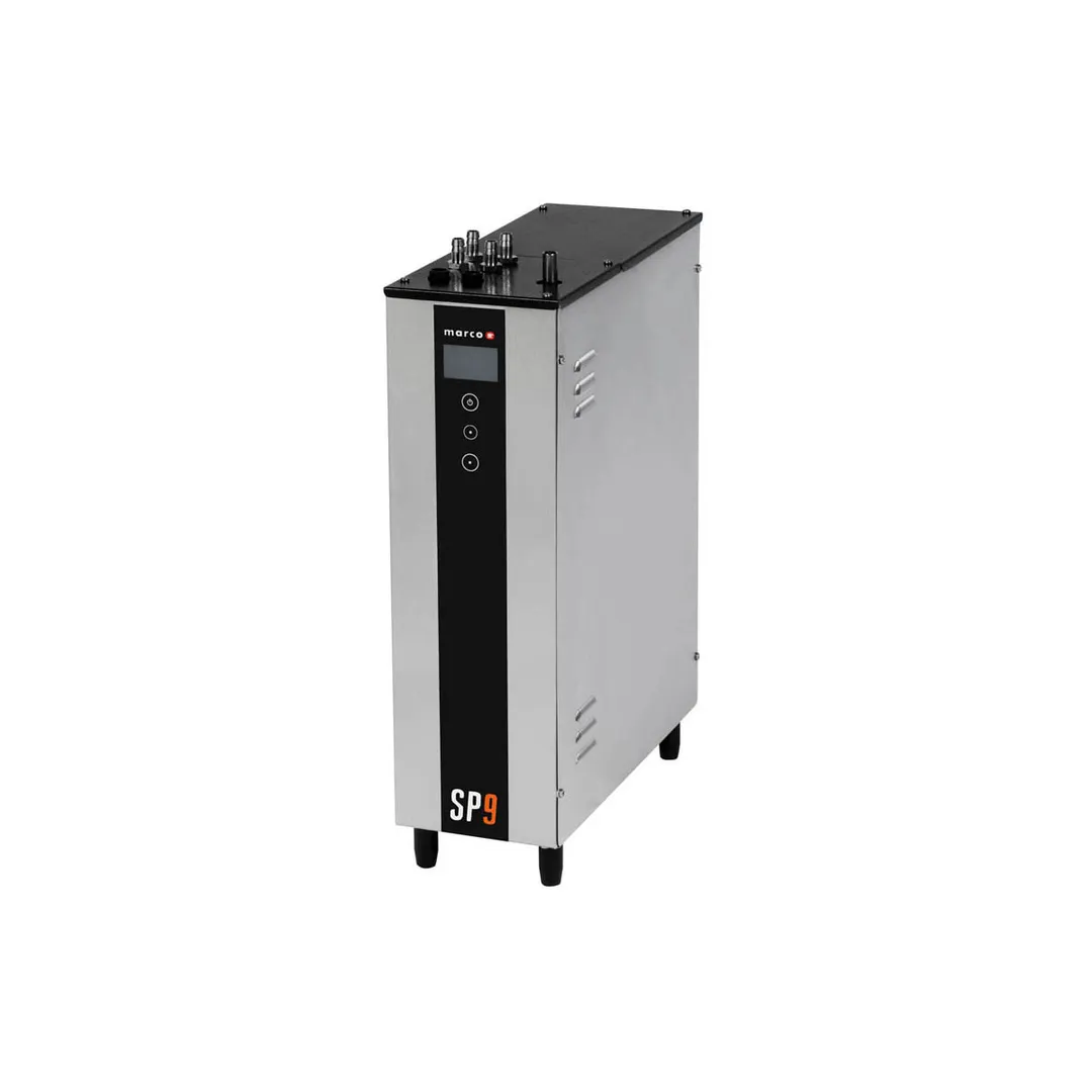 Marco 1000833WUS SP9 Twin Head Coffee Brewer Without Grinder, Automatic - 50 Cups/Hr - 230V / White