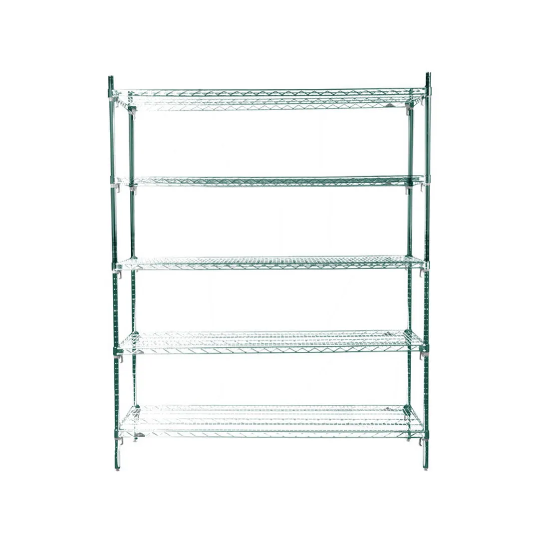 Metro Super Adjustable Super Erecta® 5A467K3 5-Shelf Wire Shelving Starter Unit, Metroseal 3 - 60" x 21" x 74"