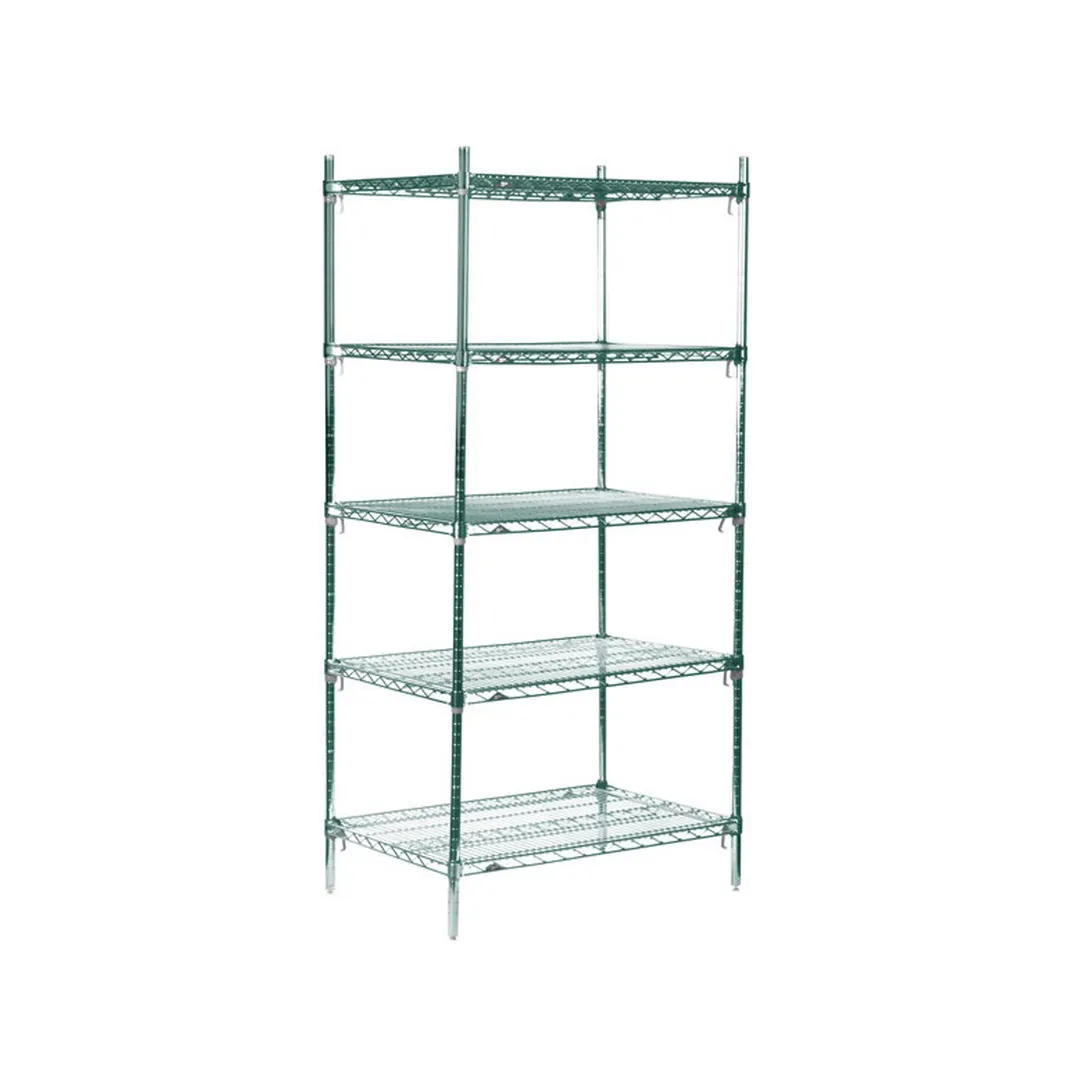 Metro Super Adjustable Super Erecta® 5A537K3 Epoxy Wire Shelving Starter Unit - 36" x 24" x 74"