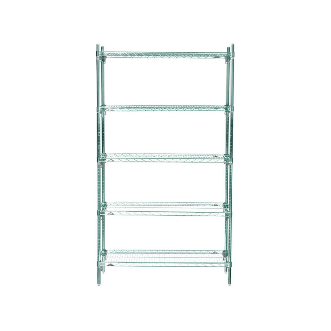 Metro Super Adjustable Super Erecta® 5A547K3 Epoxy Wire Shelving Starter Unit - 42" x 24" x 74"