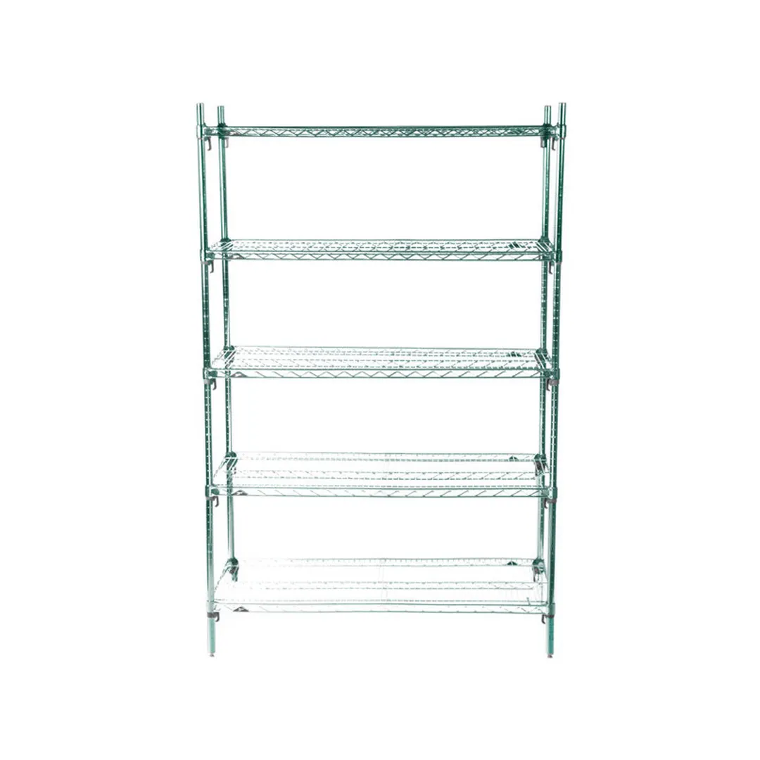 Metro Super Adjustable Super Erecta® 5A557K3 Epoxy Wire Shelving Starter Unit - 48" x 24" x 74"