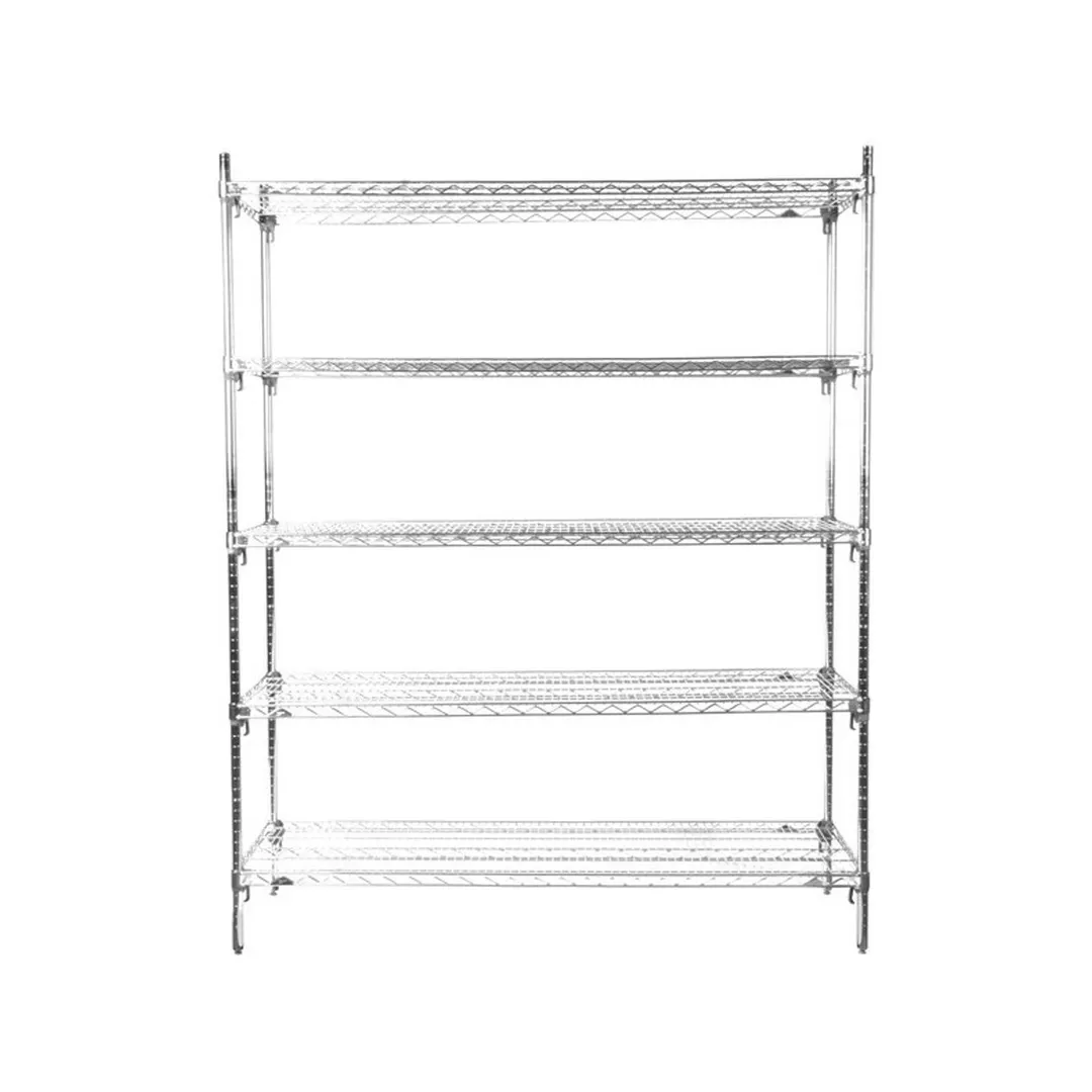 Metro Super Adjustable Super Erecta® 5A567C Epoxy Wire Shelving Starter Unit - 60" x 24" x 74"