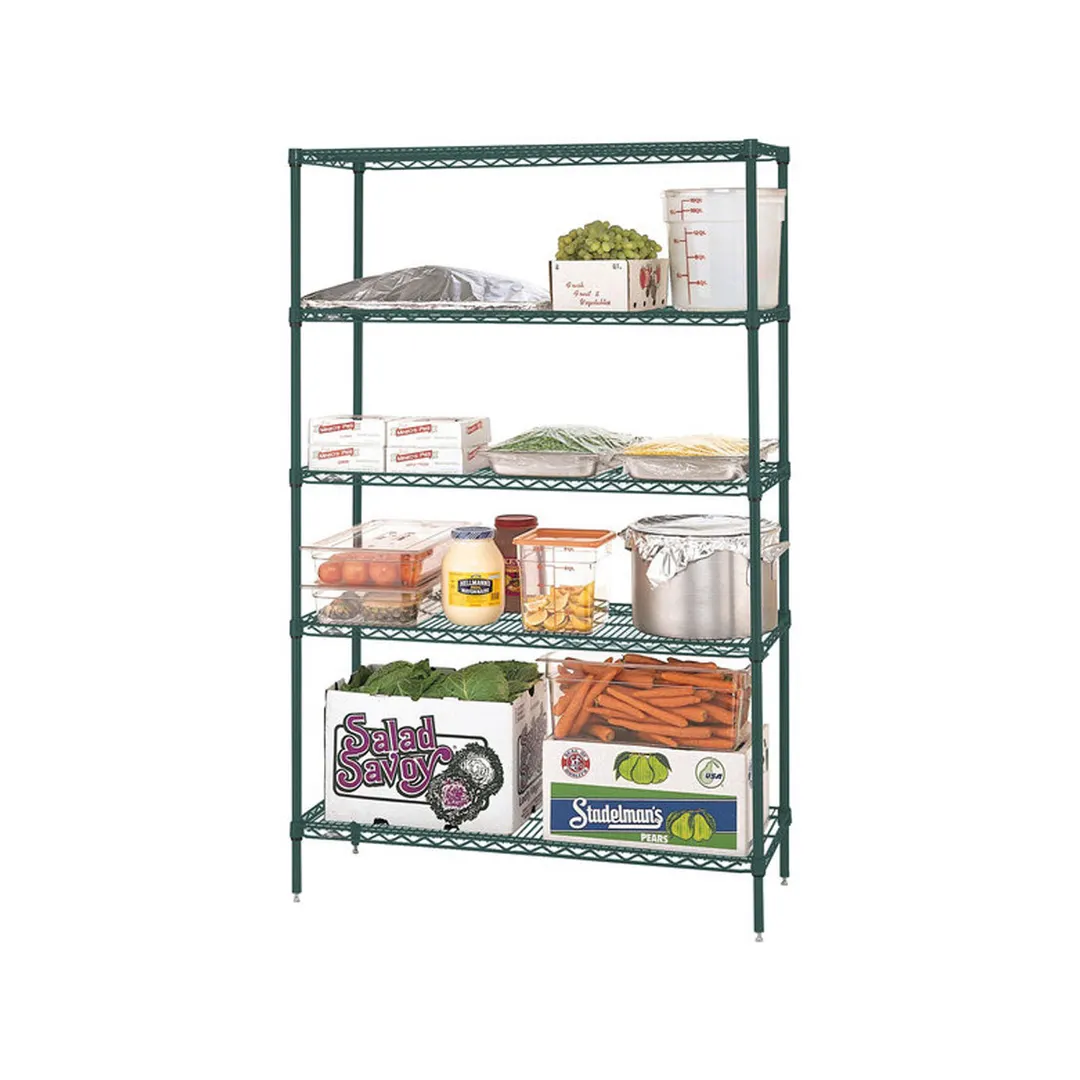 Metro 5N357K3 Super Erecta® Metroseal 3 Adjustable Wire Starter Shelving Unit - 48" x 18" x 74"