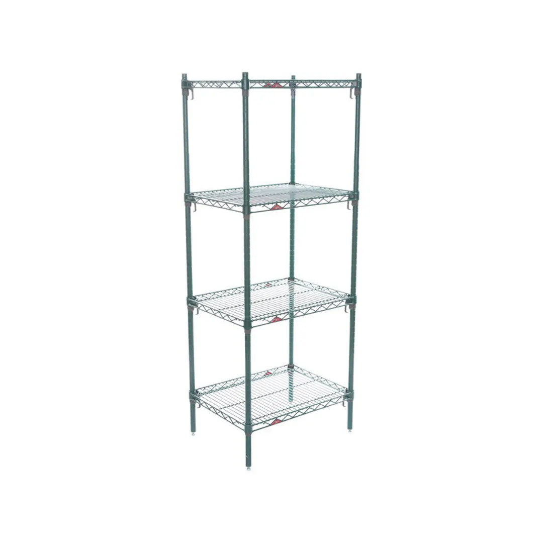 Metro A316K3 Super Erecta Metroseal 3 Adjustable Wire Starter Shelving Unit - 24" x 18" x 63"