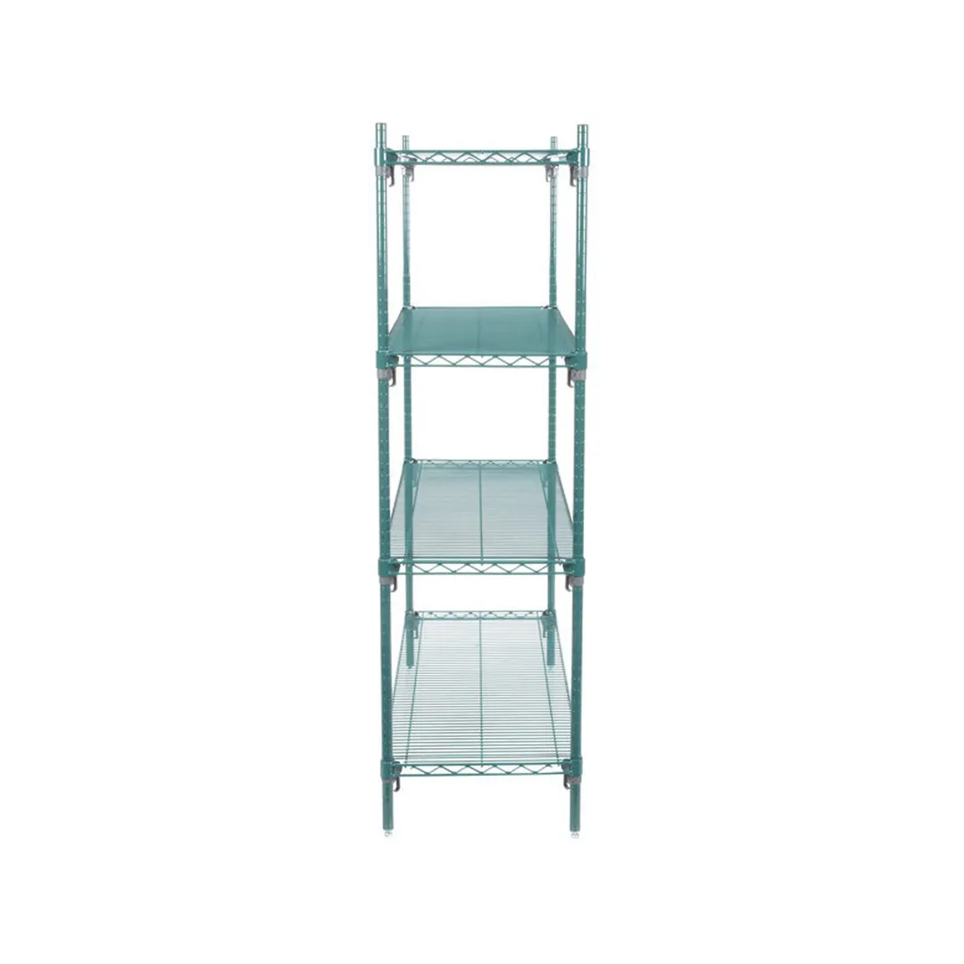 Metro Super Adjustable Super Erecta A356K3 4-Shelf Wire Shelving Starter Unit, Metroseal - 18" x 48" x 63"