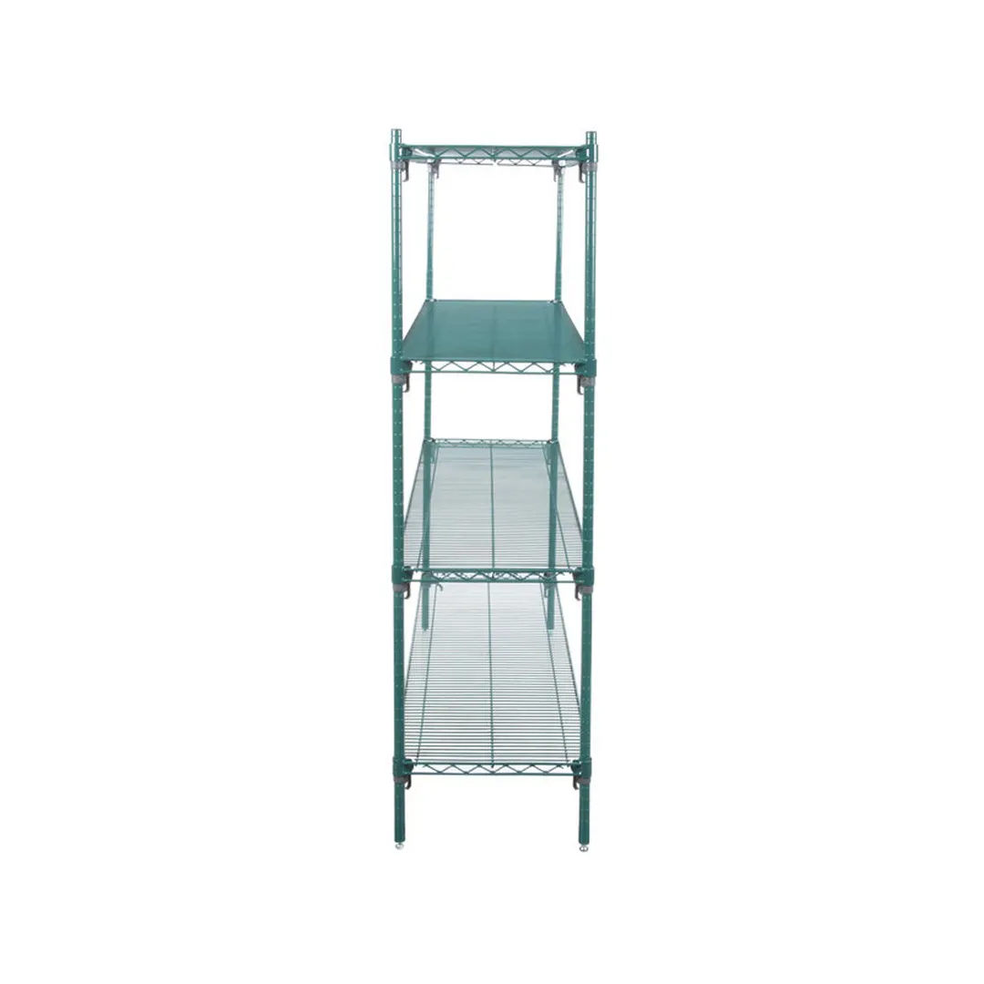 Metro Super Adjustable Super Erecta A366K3 4-Shelf Wire Shelving Starter Unit, Metroseal - 18" x 60" x 63"