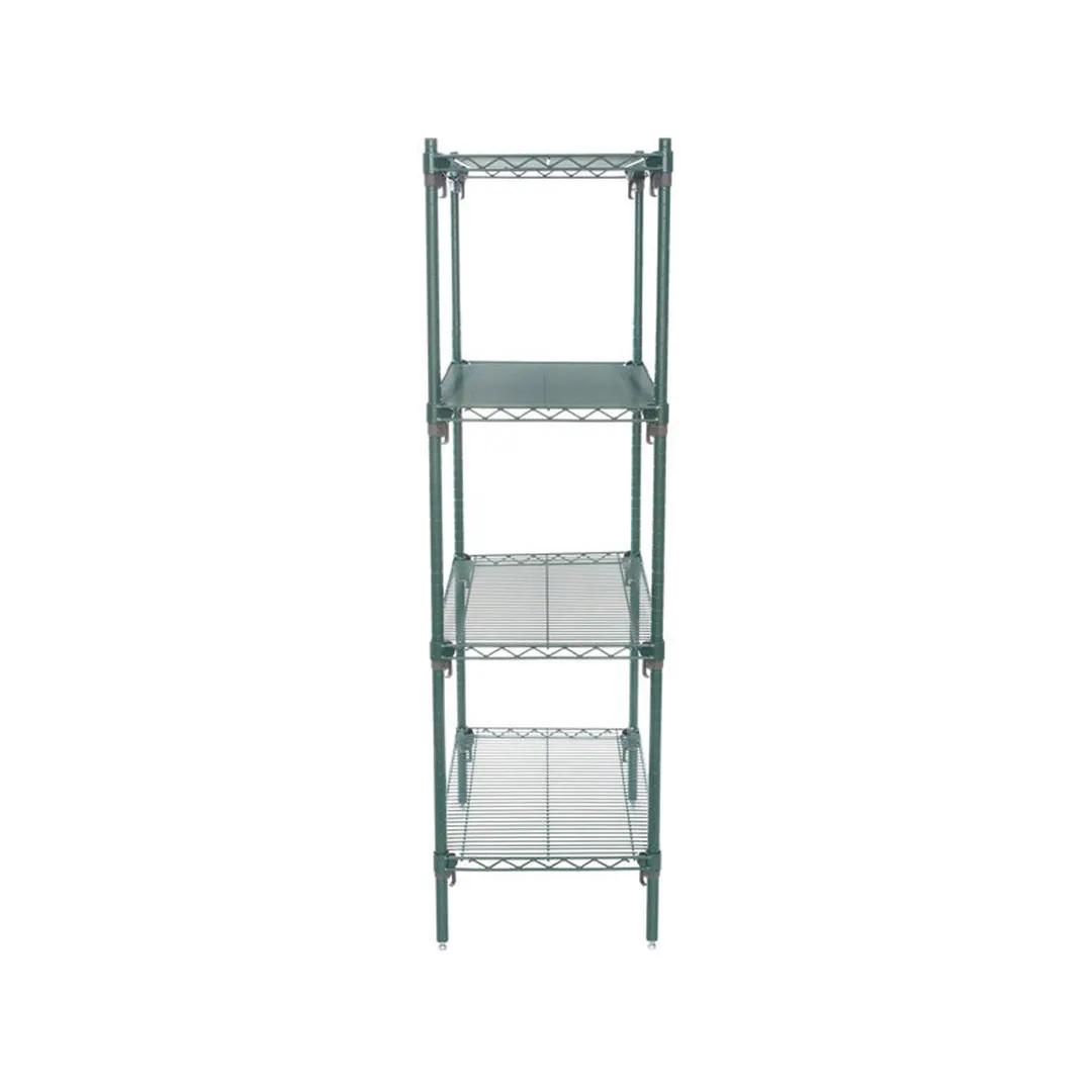 Metro Super Adjustable Super Erecta A416K3 4-Shelf Wire Shelving Starter Unit, Metroseal - 21" x 24" x 63"