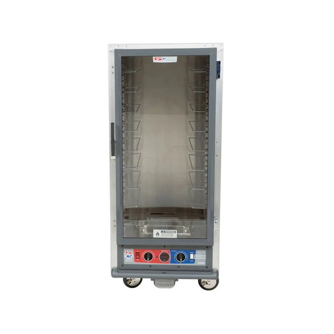 Metro C517-CFC-U 3/4 Height Non-Insulated Heated Holding & Proofing Cabinet, Clear Door 