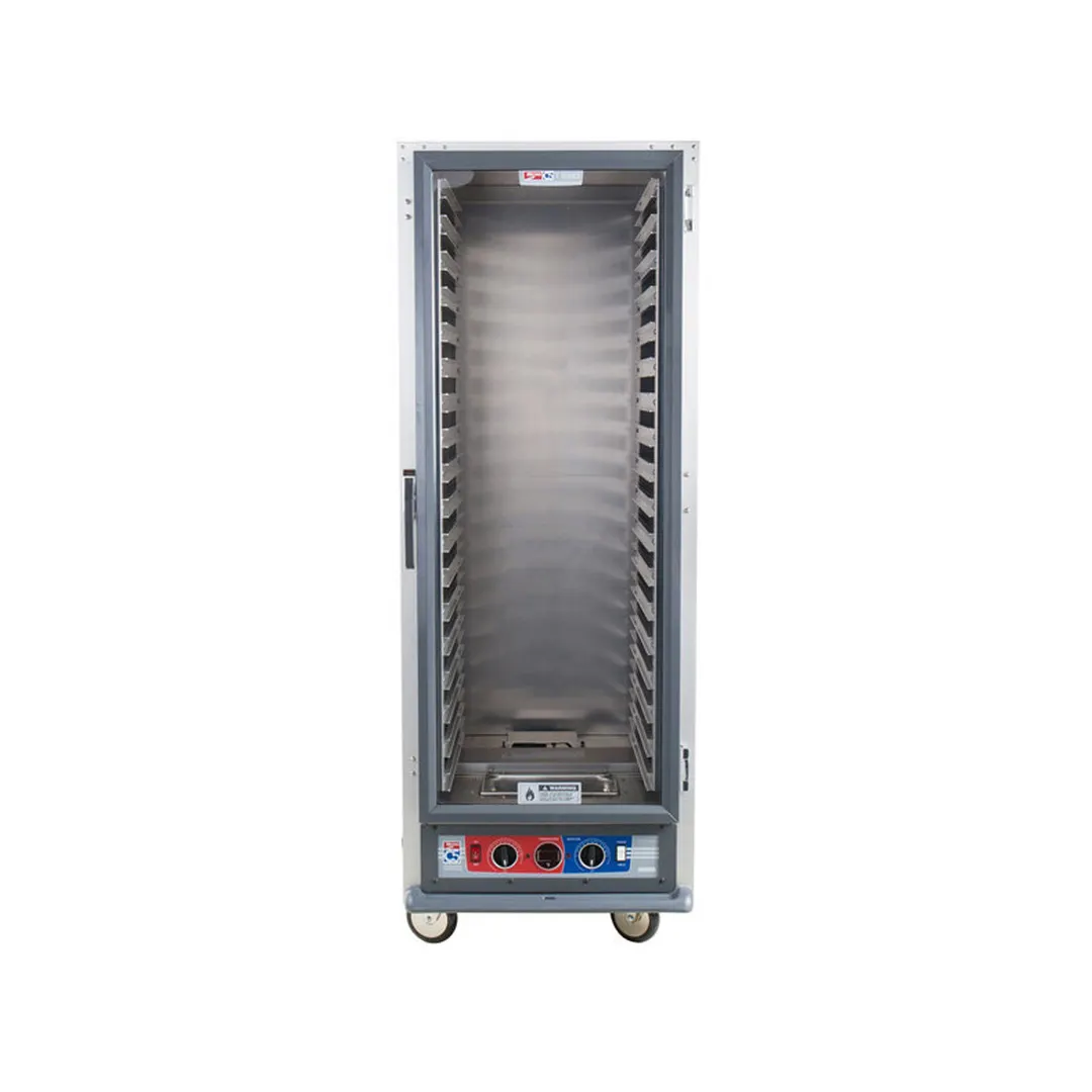 Metro C519-CFC-L Full Height Non-Insulated Heated Holding & Proofing Cabinet, Clear Door