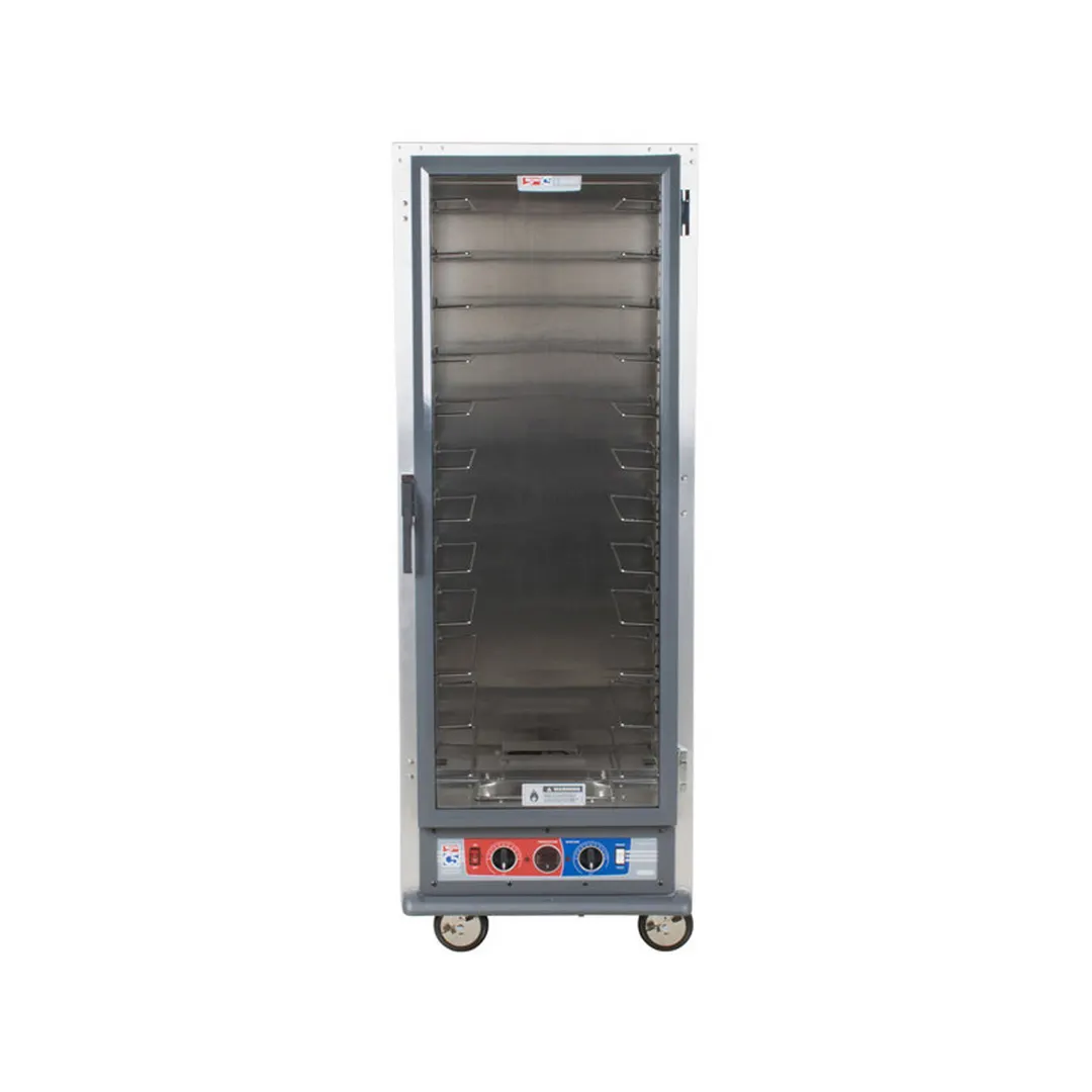 Metro C519-CFC-U Full Height Non-Insulated Heated Holding & Proofing Cabinet, Clear Door