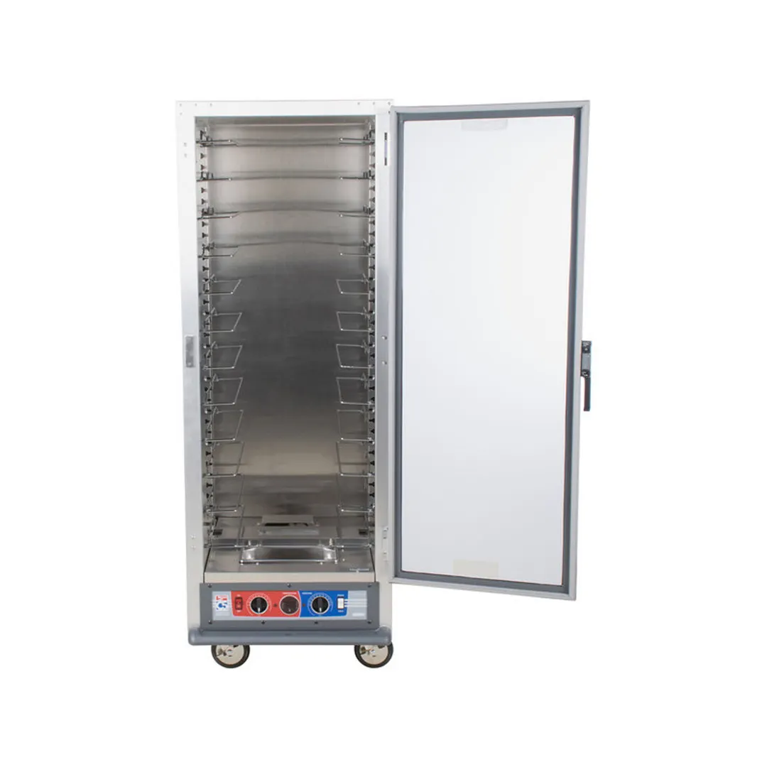 Metro C519-CFC-U Full Height Non-Insulated Heated Holding & Proofing Cabinet, Clear Door