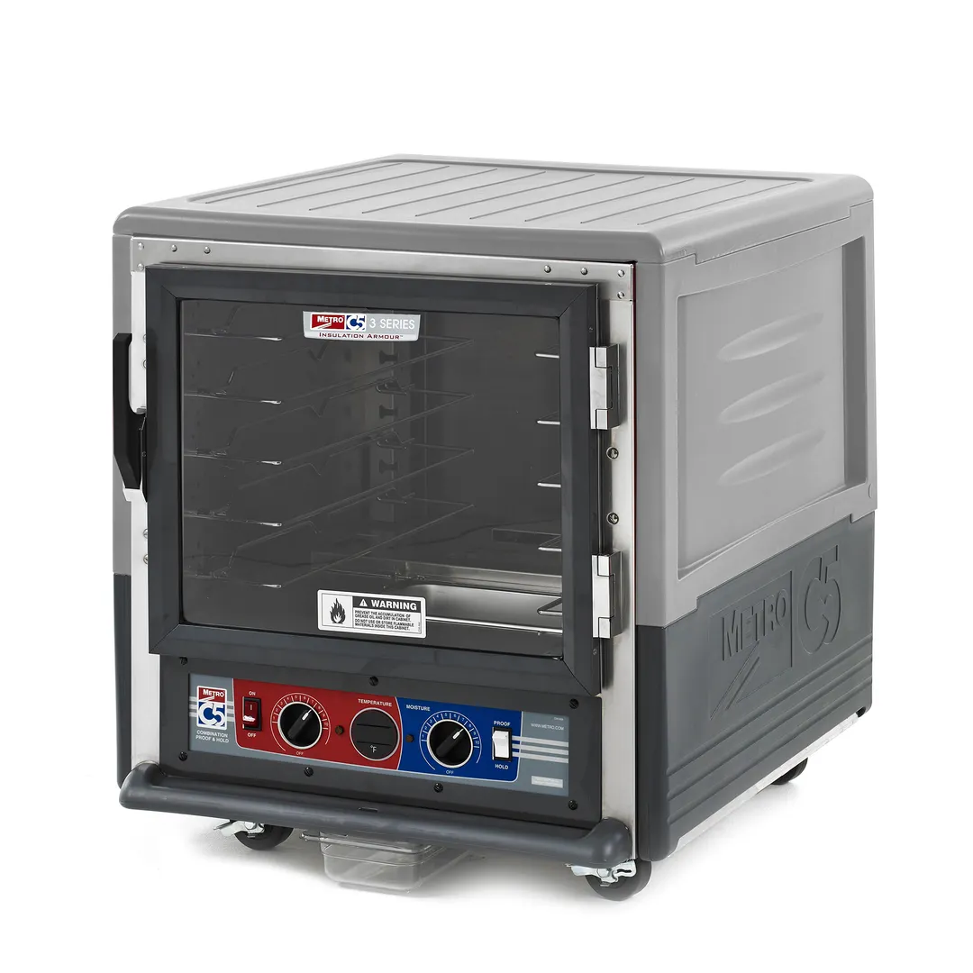 Metro C533-CLFC-U-GY Undercounter Heated Holding & Proofing Cabinet w/ Gray Insulatıon, Lower Wattage