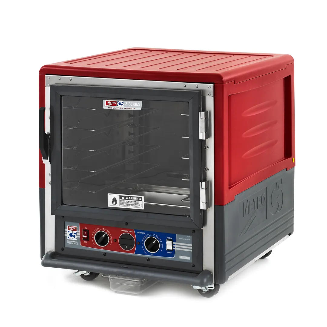 Metro C533-CLFC-U Undercounter Heated Holding & Proofing Cabinet w/ Red Insulatıon, Lower Wattage