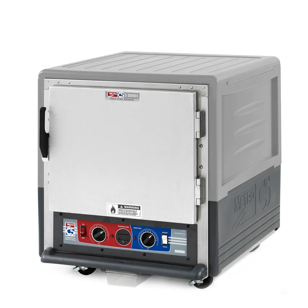 Metro C533-CLFS-L-GY Undercounter Heated Holding & Proofing Cabinet w/ Gray Insulatıon, Lower Wattage