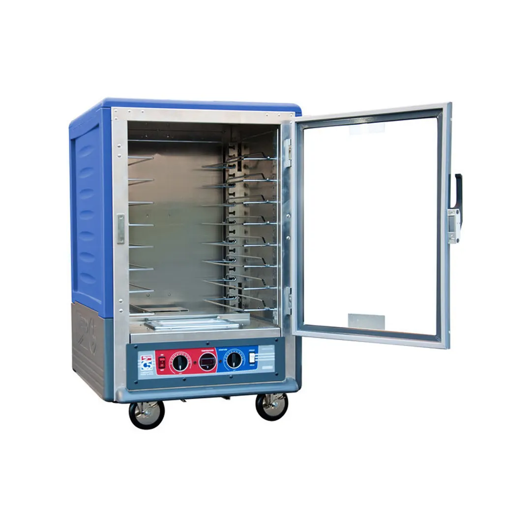 Metro C535-CLFC-U-BU Half Height Heated Holding & Proofing Cabinet w/ Blue Insulation Armour, Lower Wattage