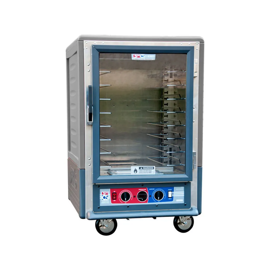 Metro C535-CLFC-U-GY Half Height Heated Holding & Proofing Cabinet w/ Grey Insulation Armour, Lower Wattage