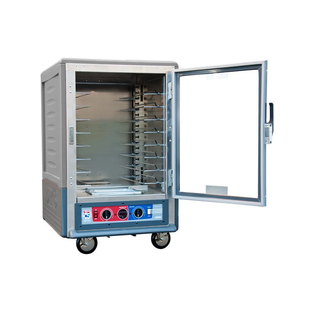 Metro C535-CLFC-U-GY Half Height Heated Holding & Proofing Cabinet w/ Grey Insulation Armour, Lower Wattage