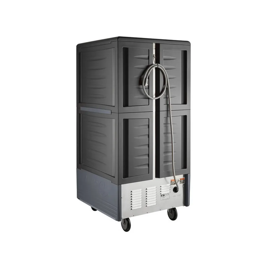 Metro C537-CFC-4-GY 3/4 Height Heated Holding & Proofing Cabinet w/ Grey Insulation Armour, Clear Door