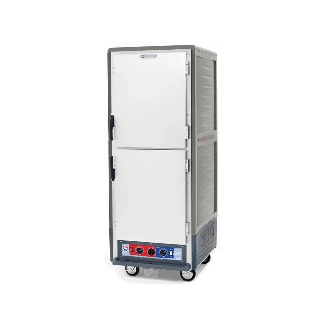 Metro C539-CDS-L-GY Full Height Heated Holding & Proofing Cabinet w/ Grey Insulation, Dutch Solid Door