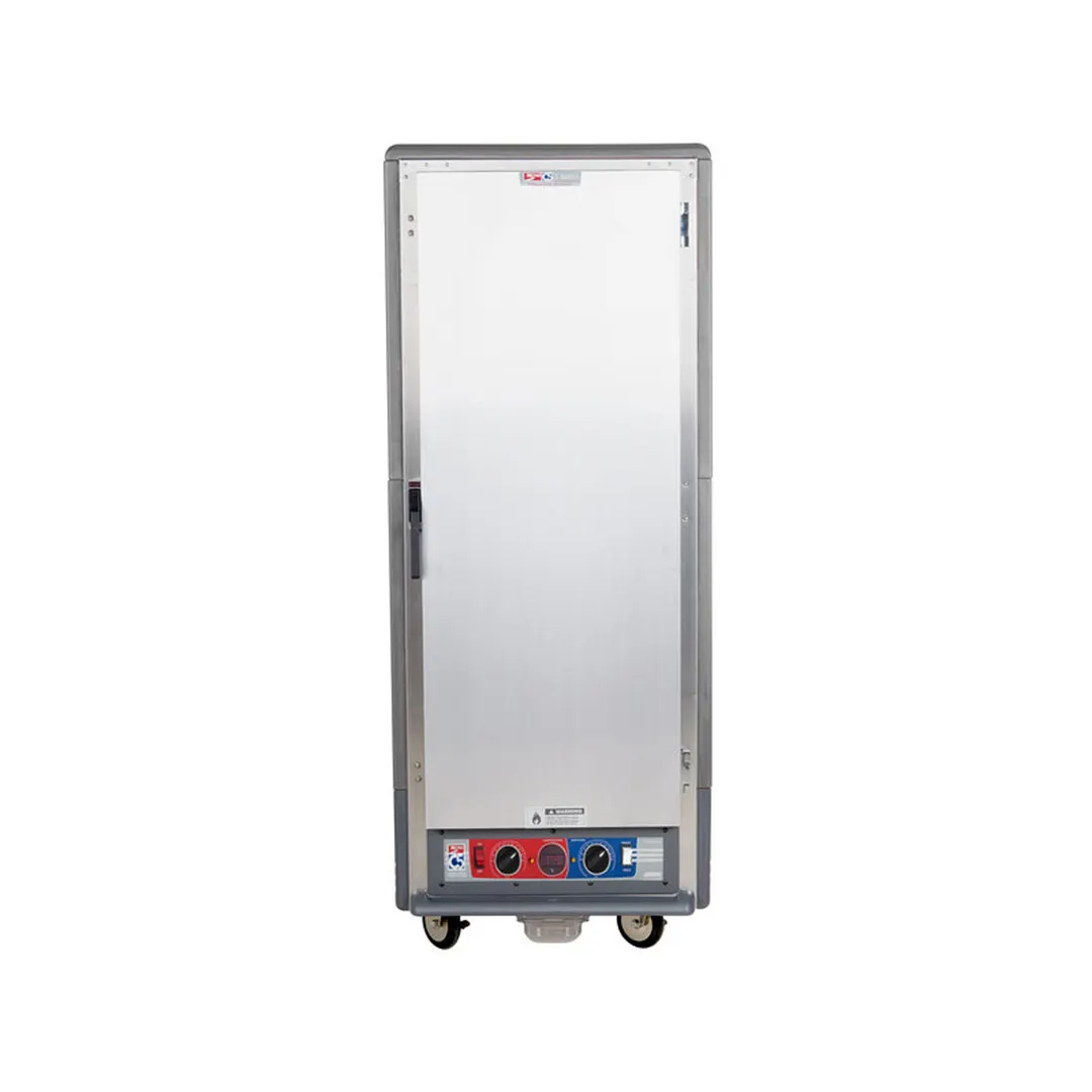 Metro C539-CFS-4-GY Full Height Heated Holding & Proofing Cabinet w/ Grey Insulation, Solid Door
