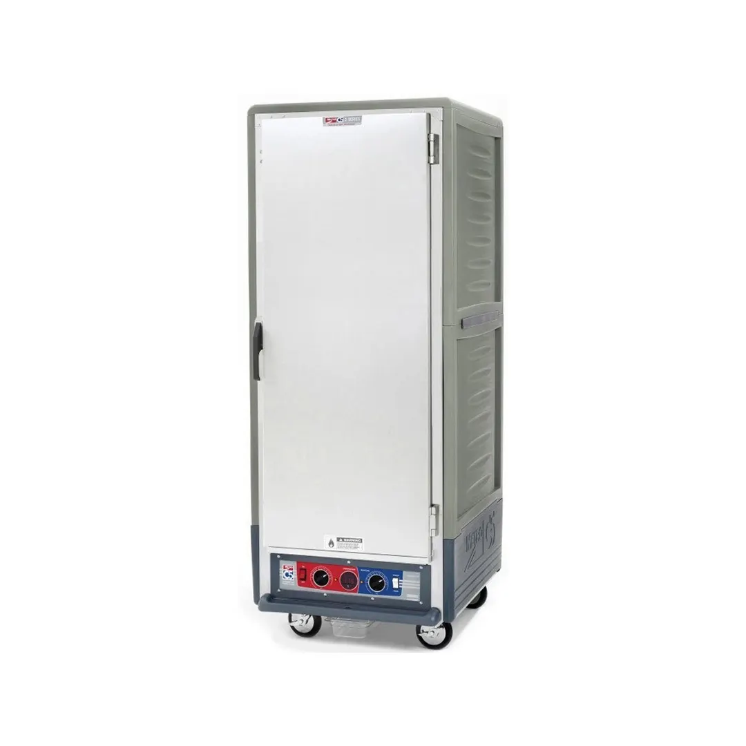 Metro C539-CFS-U-GY Full Height Heated Holding & Proofing Cabinet w/ Grey Insulation, Solid Door