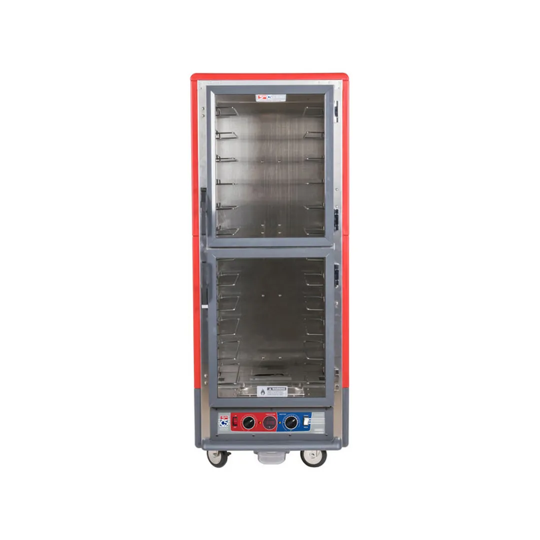Metro C539-CLDC-U Full Height Heated Holding & Proofing Cabinet w/ Red Insulation, Lower Wattage