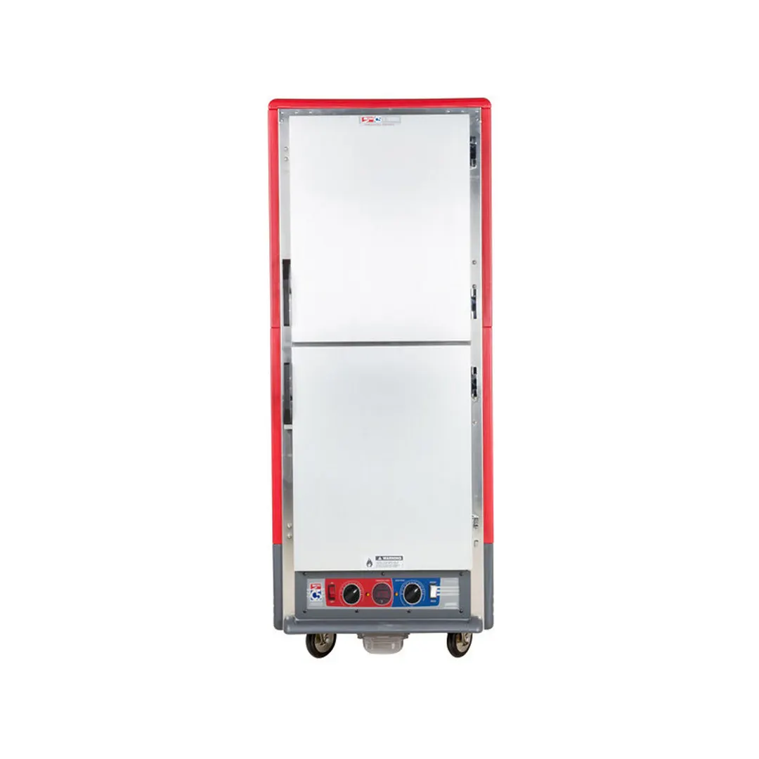 Metro C539-CLDS-U Full Height Heated Holding & Proofing Cabinet w/ Red Insulation, Lower Wattage