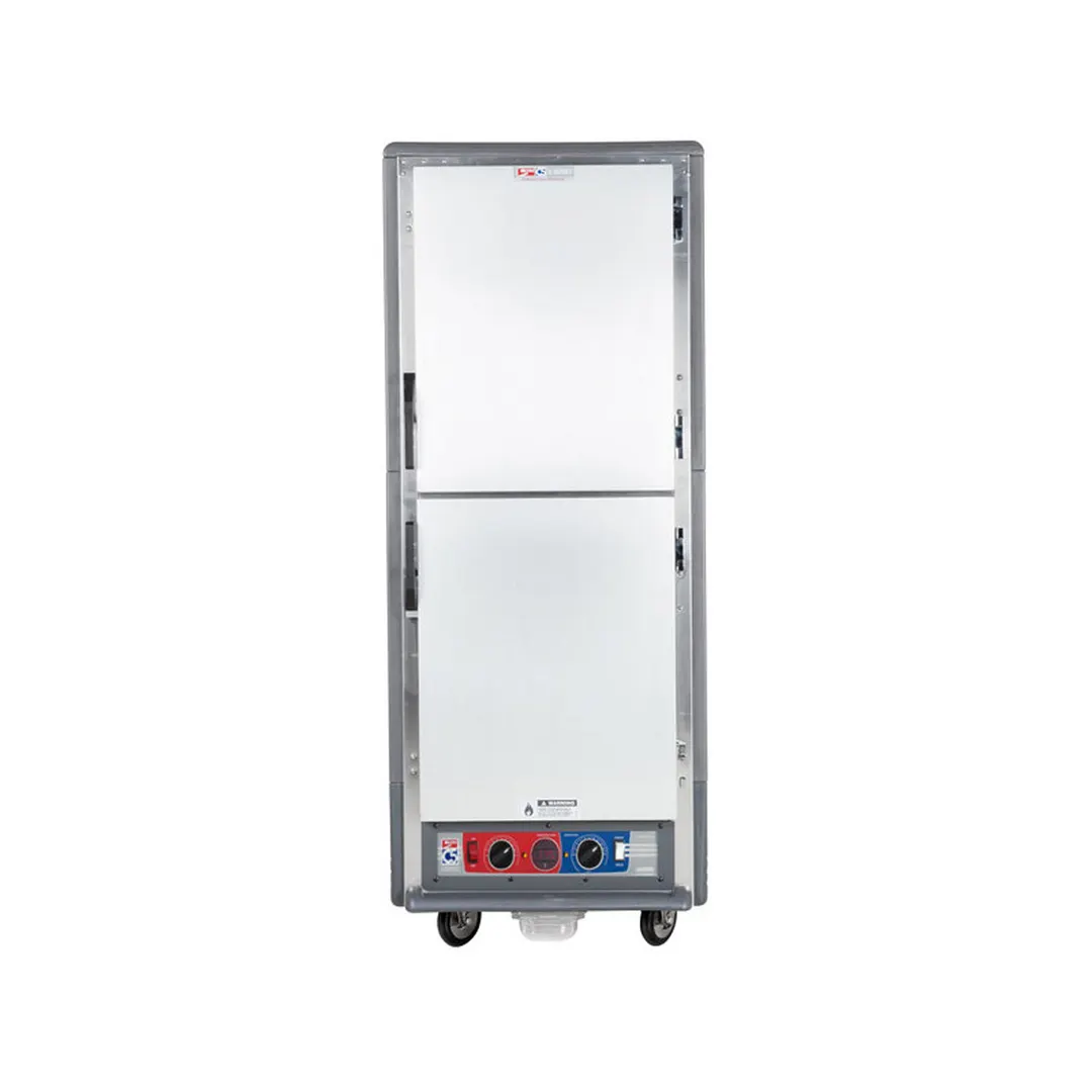 Metro C539-CLDS-U-GY Full Height Heated Holding & Proofing Cabinet w/ Grey Insulation, Lower Wattage