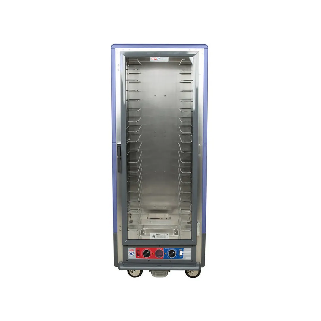Metro C539-CLFC-4-BU Full Height Heated Holding & Proofing Cabinet w/ Blue Insulation, Lower Wattage