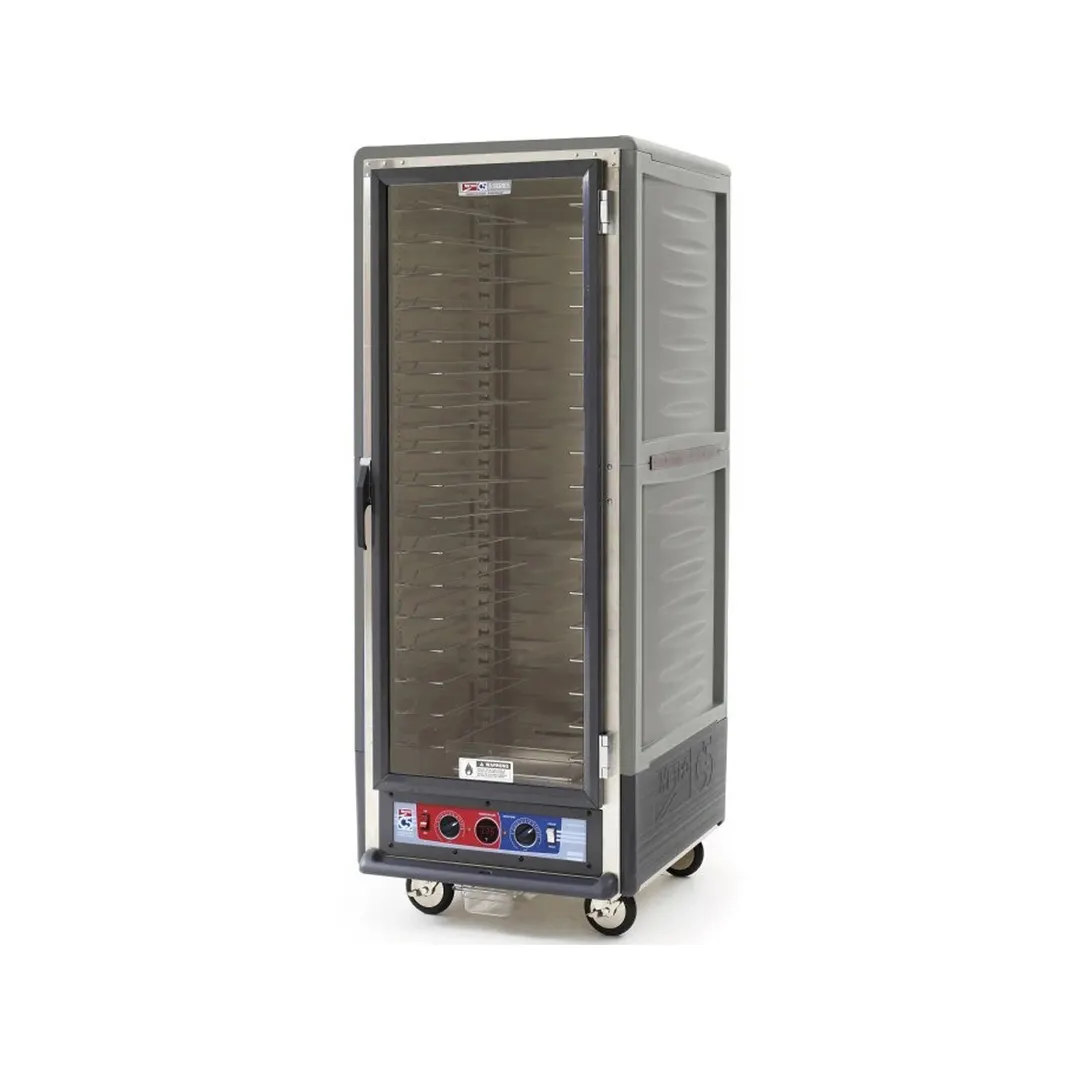 Metro C539-CLFC-U-GY Full Height Heated Holding & Proofing Cabinet w/ Grey Insulation, Lower Wattage
